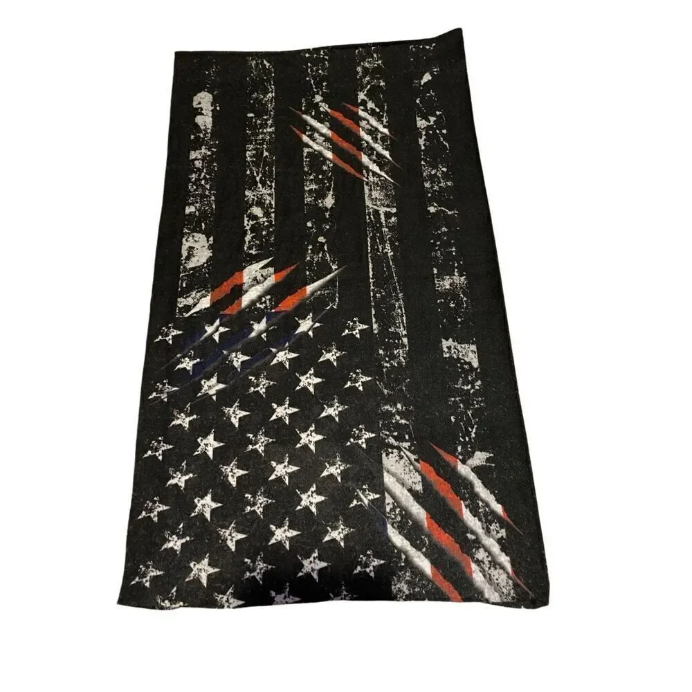 American Flag Usa Face Cover Scarf Neck Sleeve Winter